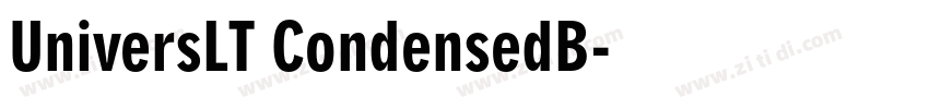 UniversLT CondensedB字体转换